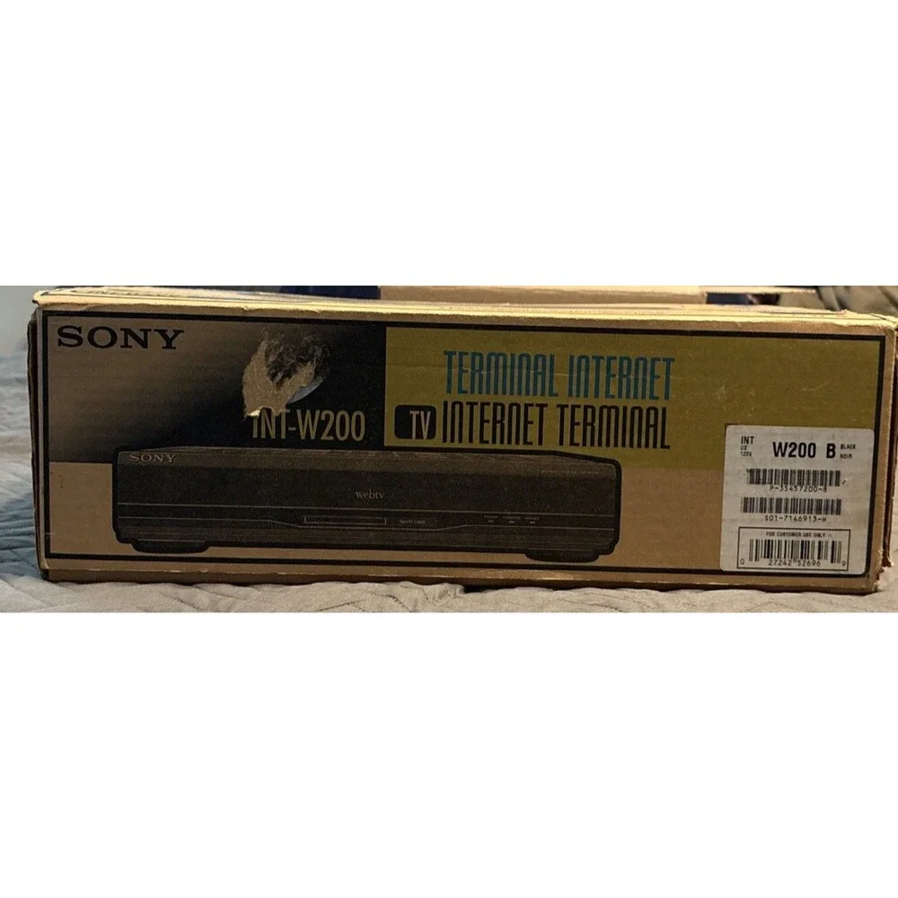 Sony 1998 Vintage WebTV Plus Internet Terminal INT-W200